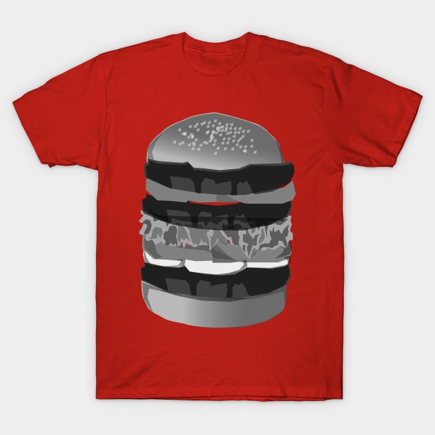 Burger T-Shirt by Shreedigital 